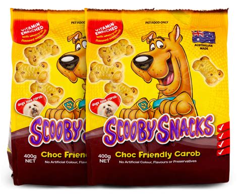 2 X Scooby Snacks Choc Friendly Carob 400g Au