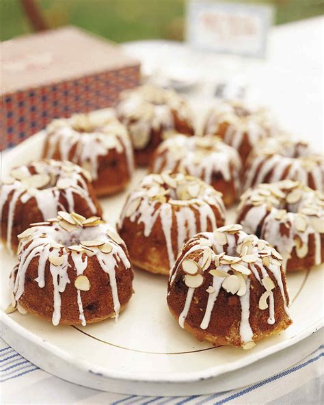 If you are planning to make a carrot cake, but you don't want to feel guilt after eating it, you'll love this mini carrot bundt cake recipe. Mini Almond Bundt Cakes