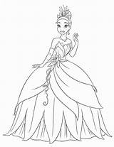 Princess Coloring Tiana Printable Disney Kostenlos Coloriage Ausmalbilder Princesse sketch template