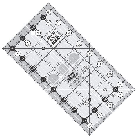 Creative Grids 4 12 Inch X 8 12 Inch Rectangular Quilt Ruler Cgr48