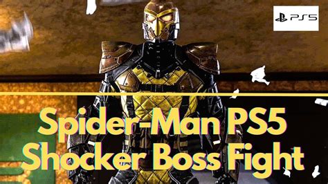 Spider Man Vs Shocker Ps5 How To Beat The Shocker Boss Fight