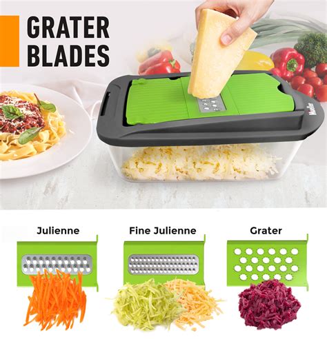 Mueller Pro Series 10 In 1 8 Blade Vegetable Slicer Onion Mincer
