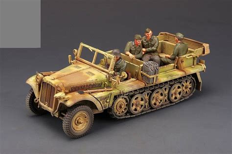 Blindado Halftrack Sdkfz10 Demag D7 W German Paratroops Italeri