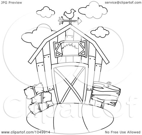 A chic is a very common animal obvious to be found in a farm. Royalty-Free (RF) Clip Art Illustration of a Coloring Page ...