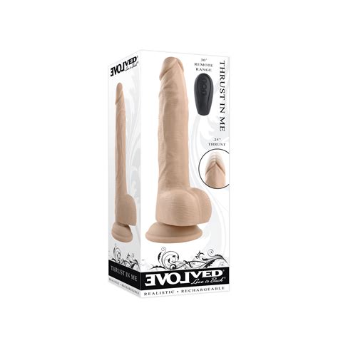 Evolved Thrust In Me Remote Controlled Thrusting And Vibrating Dildo Vanilla Sex Toy Hotmovies