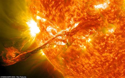 The Power Of The Sun Now Nasa Reveals Video Of A 500000 Mile Long