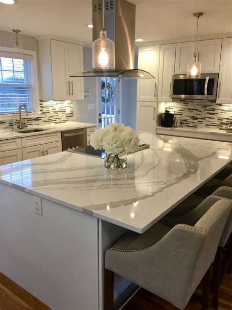 Creatice White Kitchen Cabinets With Cambria Quartz Countertops For