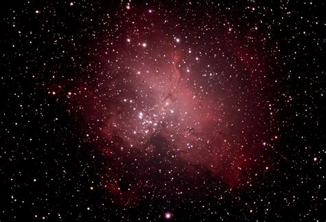 M17 Omega Nebula Stack 92frames 736s Eaa In My Backyard Photo