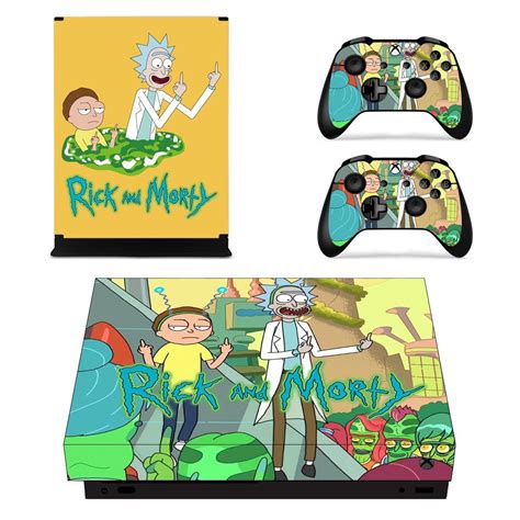 Rick And Morty Xbox One X Skin Sticker Decal