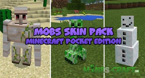 Mobs Skin Pack Mcpe Mines