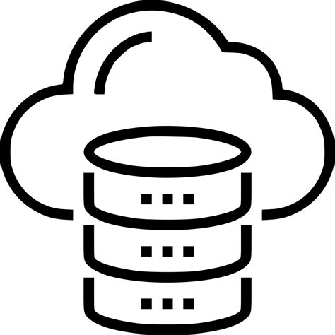 Database security refers to the range of tools, controls, and measures designed to establish and preserve database confidentiality, integrity, and availability. Cloud Database Svg Png Icon Free Download (#500190 ...