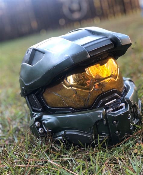 Halo Master Chief Helmet Wearable Full Size Halo Armor Spartan Etsy