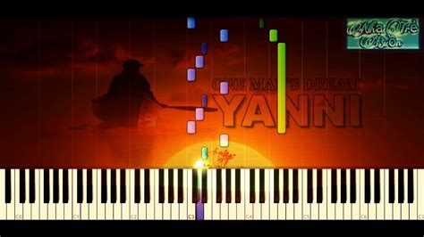 Yanni One Mans Dream Video Piano Tutorial Youtube