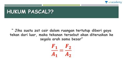Materi Mata Pelajaran Fisika Hukum Pascal Belajar Bersama