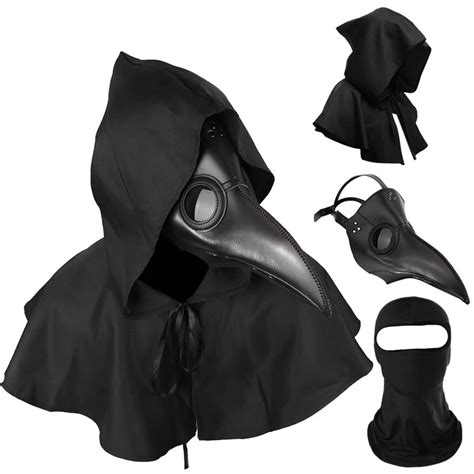 Buy Haosun Plague Doctor And Cloak Long Nose Beak Halloween Costume