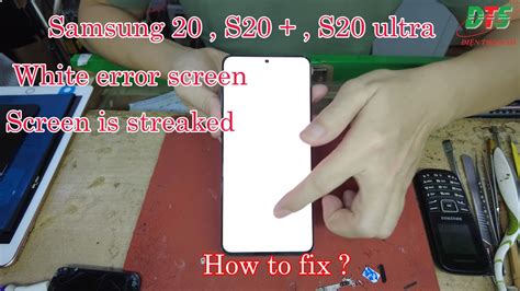 Fix Samsung S20 With White Screen Samsung S20 Stripe Screen Stripe