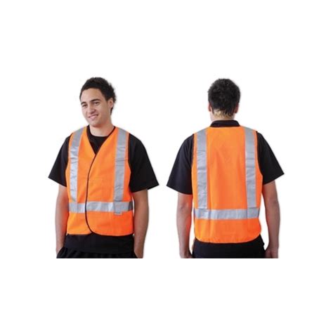 Orange Day Night Safety Vest H Back Pattern 2xl Pro Choice