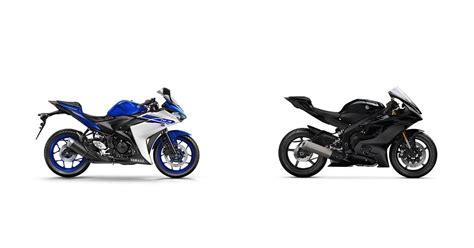 Motorrad Vergleich Yamaha R3 2017 Vs Yamaha R6 Race 2023