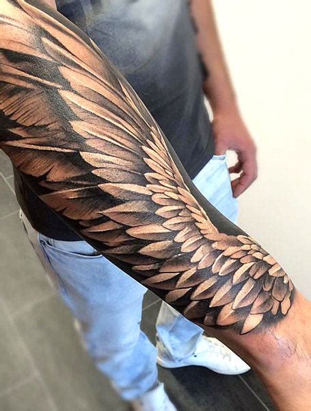 20 Cool Angel Wing Tattoos For Men In 2021 Market Tay