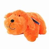 Images of Neon Orange Dog Pillow Pet