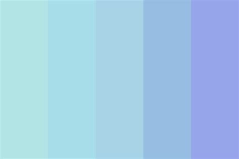 Soft Muted Blues Color Palette