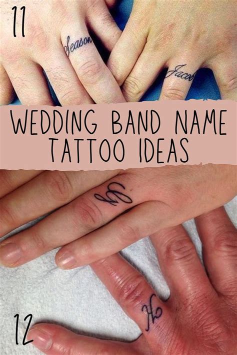 21 Wedding Band Tattoo Ideas Instead Of A Ring Tattooglee Wedding Ring Finger Tattoos