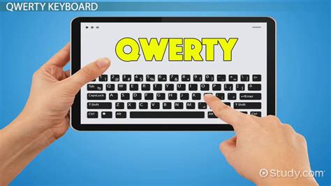 Qwerty Keyboard Meaning History And Layout Video And Lesson Transcript