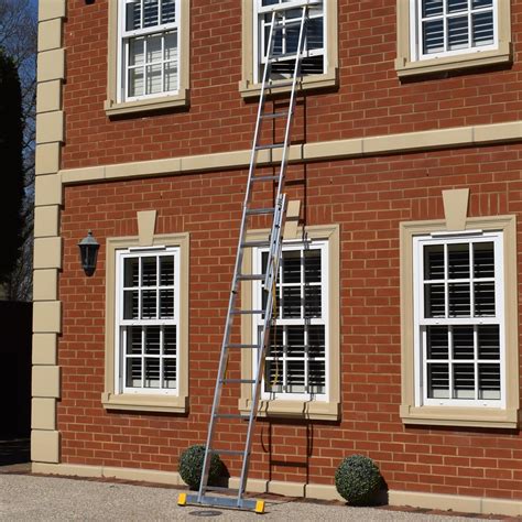 11 Rung 2 Section Combi All In One Extension Ladder And Double Sided Step