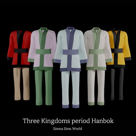 Update Three Kingdoms Period Hanbok Male Simna Sims World On