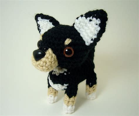 Chihuahua Crochet Dog Animal Dolls Handmade Crochet