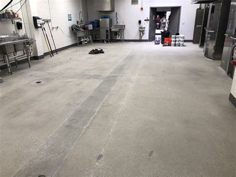 The price depends largely on the type of epoxy applied, how many coats are used, and the method of application (squeegee, roller, trowel, or sprayer). Commercial Kitchen Epoxy Flooring Project - Columbus, Ohio