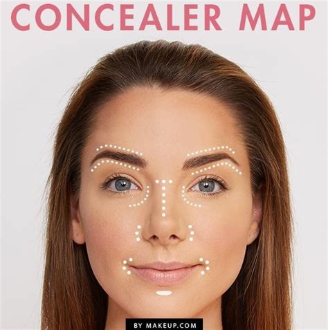 Concealer Map How To Apply Concealer Concealer Map Concealer Makeup