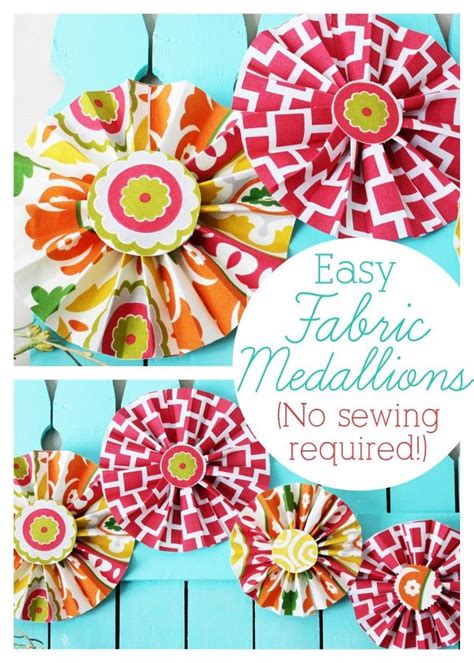 A Tutorial For How To Make Pretty Medallion Rosettes From Your Favorite