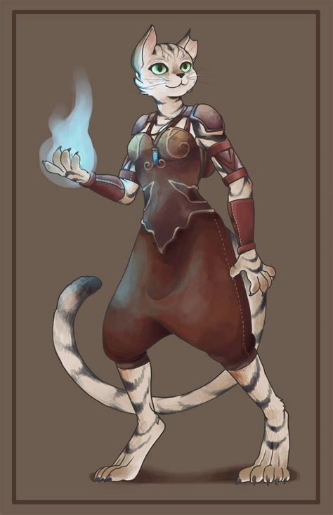 Magic Tabaxi By Deiface On Deviantart Dungeons And Dragons Characters Fantasy Character