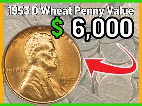 1953 Wheat Penny Value And Price Chart