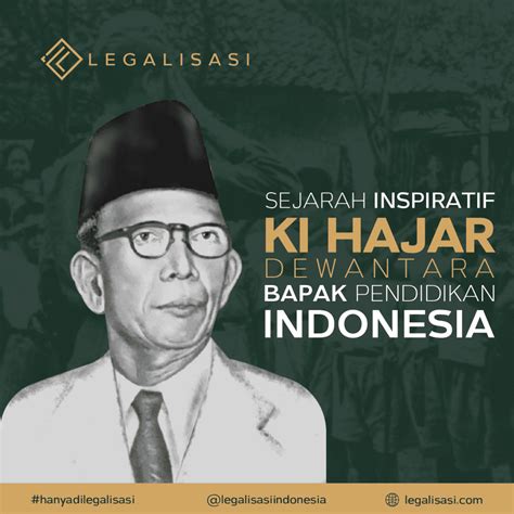 Biografi Singkat Ki Hajar Dewantara Bapak Pendidikan Indonesia Zona