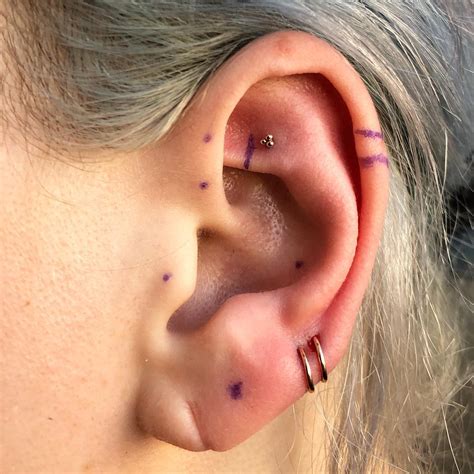Ethical And Sweet Ear Piercing Ideas Custom Tattoo Art