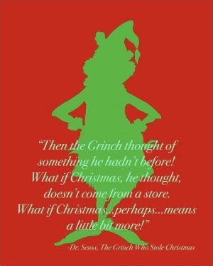 Seuss' the grinch, the grinch's (benedict cumberbatch) hatred of christmas for the past 53 years causes him to have a revelation on. How The Grinch Stole Christmas Book Quotes. QuotesGram