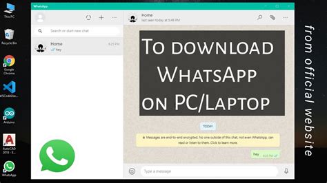 How To Download And Use Whatsapp On Windows Tutorials To Download ⏩