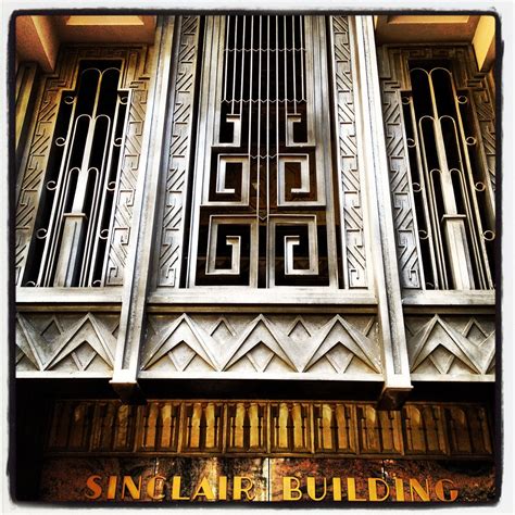 Floor and decor fort worth. Sinclair Building Art Deco Fort Worth Texas Text Silver Go ...