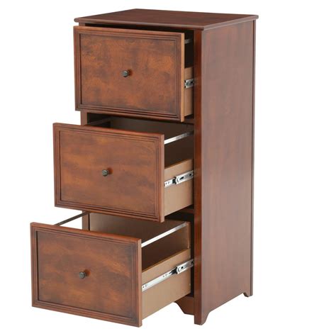 41 In File Cabinet Home Office 3 Drawer Wood Wooden Storage Organizer