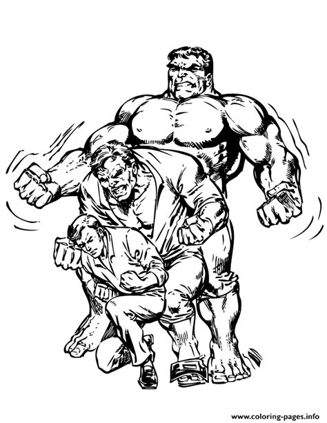 The hulk in these coloring pages look more brutal and savage, thank to the weird hairdo. Incredible Hulk Morphing Coloring Pages Printable