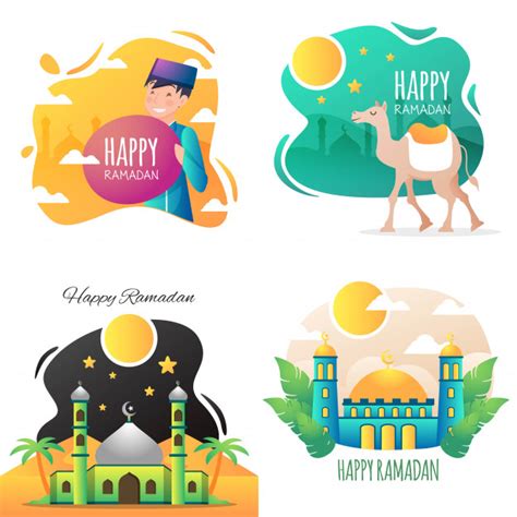 Premium Vector Happy Ramadan Illustration