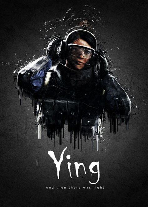 Rainbow Six Siege Characters Ying Displate Artwork By Artist Traxim