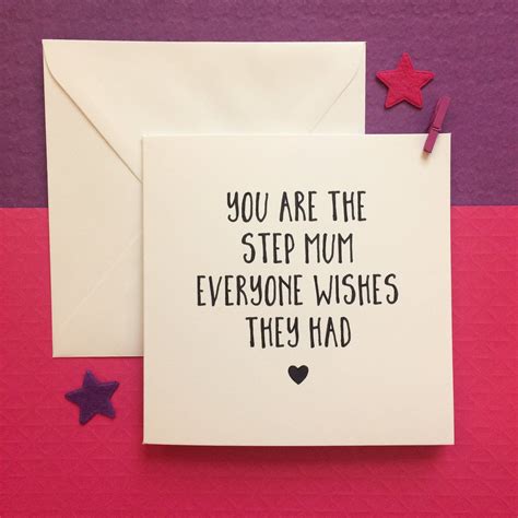 Step Mum Mothers Day Card Handmade Etsy Hand Lettering Cards Diy Ts