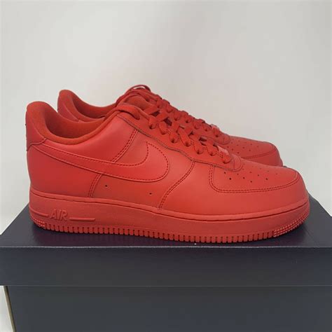 Nike Air Force 1 Low Triple Red For Sale Kicks Collector