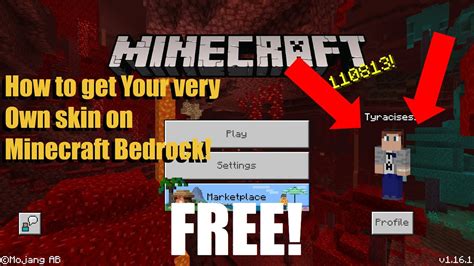 Design your own minecraft skin with our easy to use skin maker. How To get your own skin on Minecraft bedrock! (Free ...