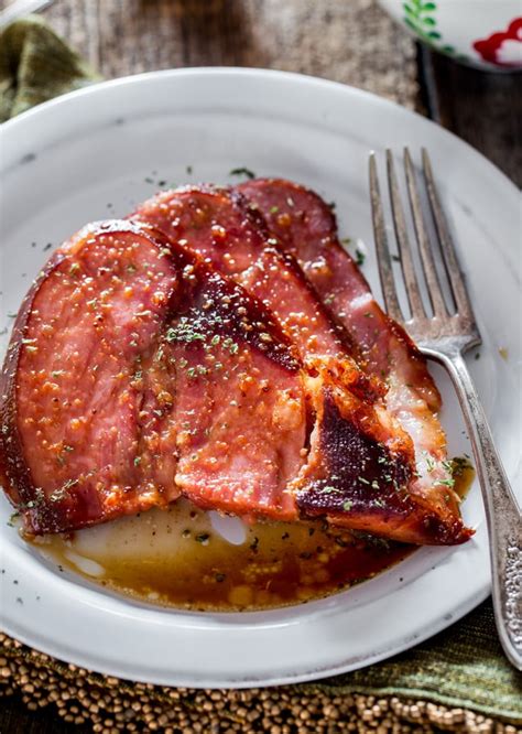 Bring to a boil, reduce to a simmer, bubble gently until thickened and reduced. Crockpot Brown Sugar Cola Glazed Ham - Jo Cooks