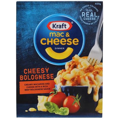 Buy Kraft Mac And Cheese Frozen Meal Cheesy Bolognaise 400g Online At