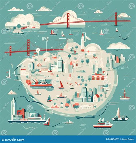 Map of San Francisco with Hidden Treasures and Off-the-Beaten-Path